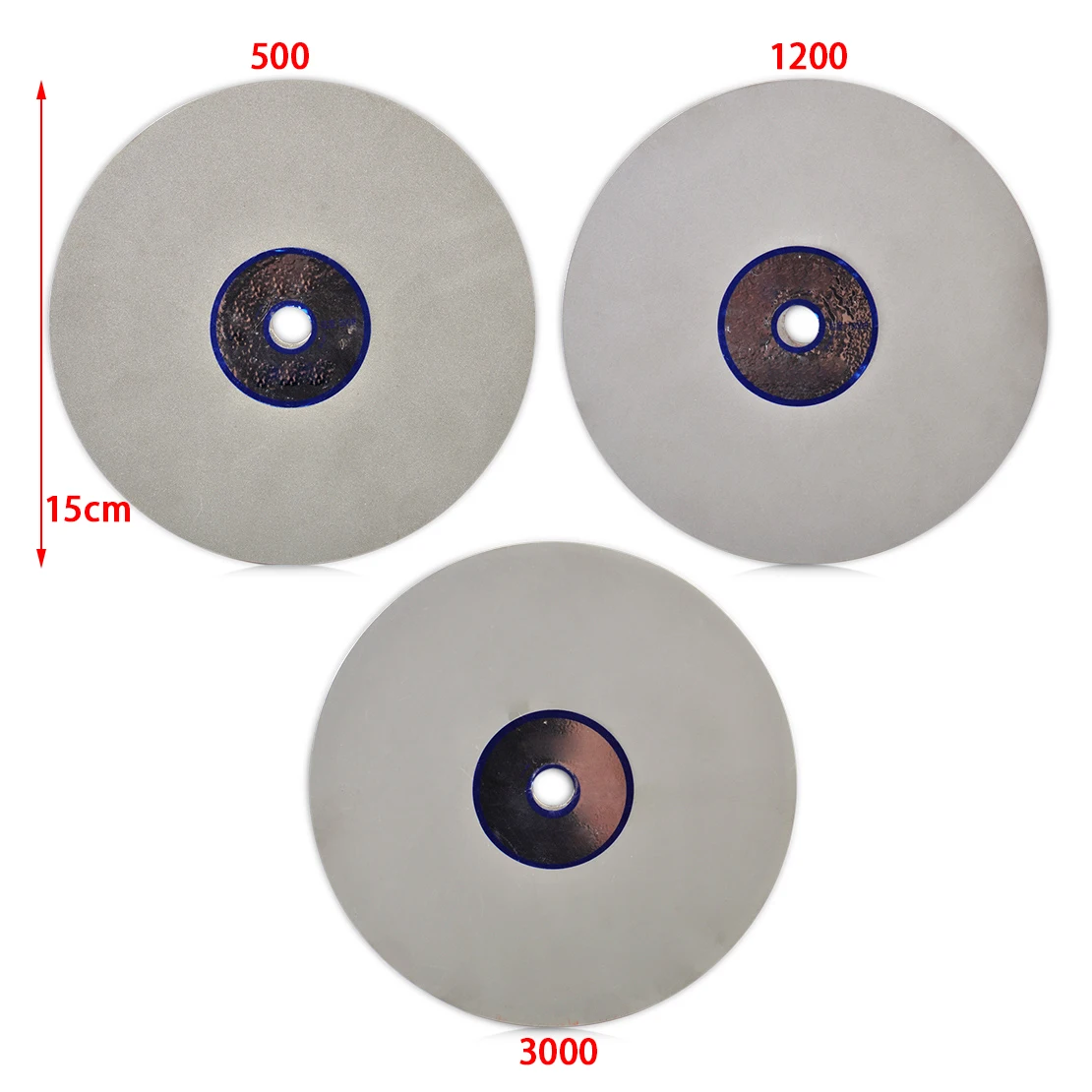 Imagem -02 - Letaosk-diamante Revestido Flat Lap Tool Lapidar Moagem Polimento Roda Disco Grit Alta Qualidade 500 1200 3000 6