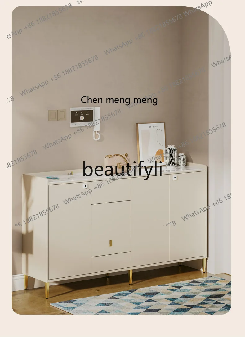 X Locked door external cabinet household doorway anti-theft shoe cabinet large capacity