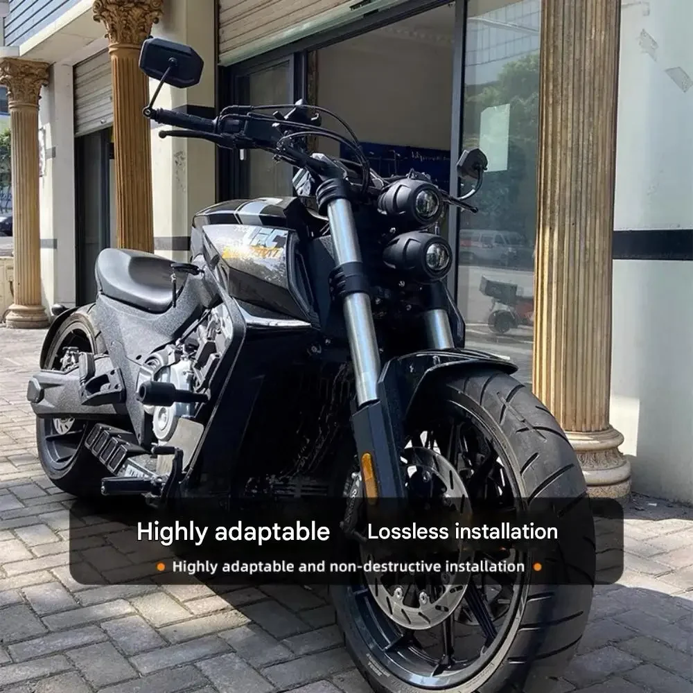 【premium quality】For Benda LFC700 LFC 700 lfc700 modified headlight assembly LED double lens headlight