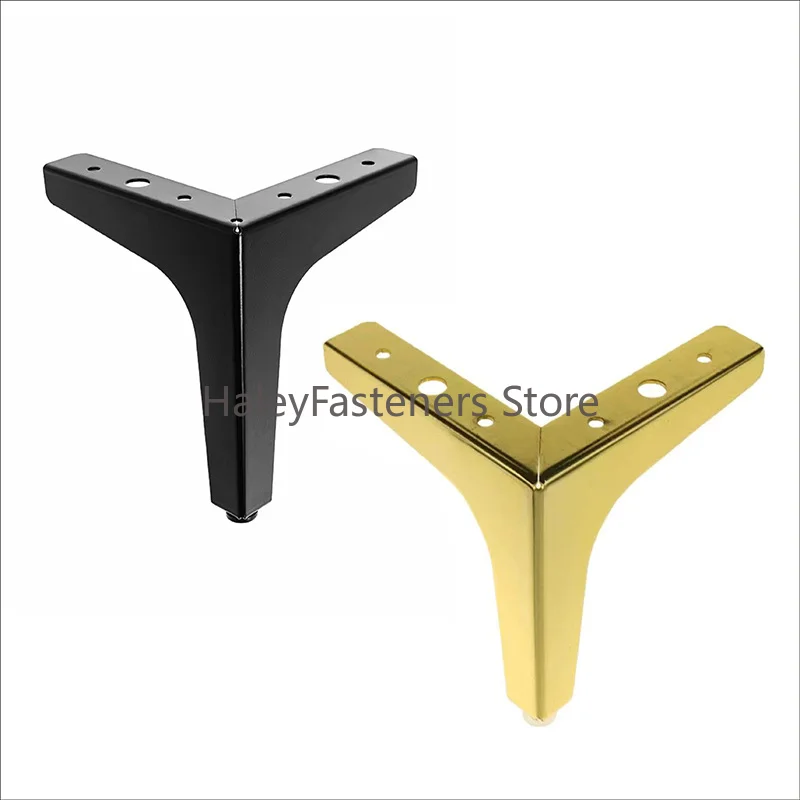 Furniture Leg High Load Wrought Iron Right-angled Sofa With Screw for Coffee Desk Cabinet