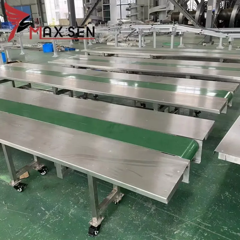 PU/PVC Belt Conveyor Pieces Food Grade Pu Conveyor Belt With Side Walls Non Stick Belt Conveyor