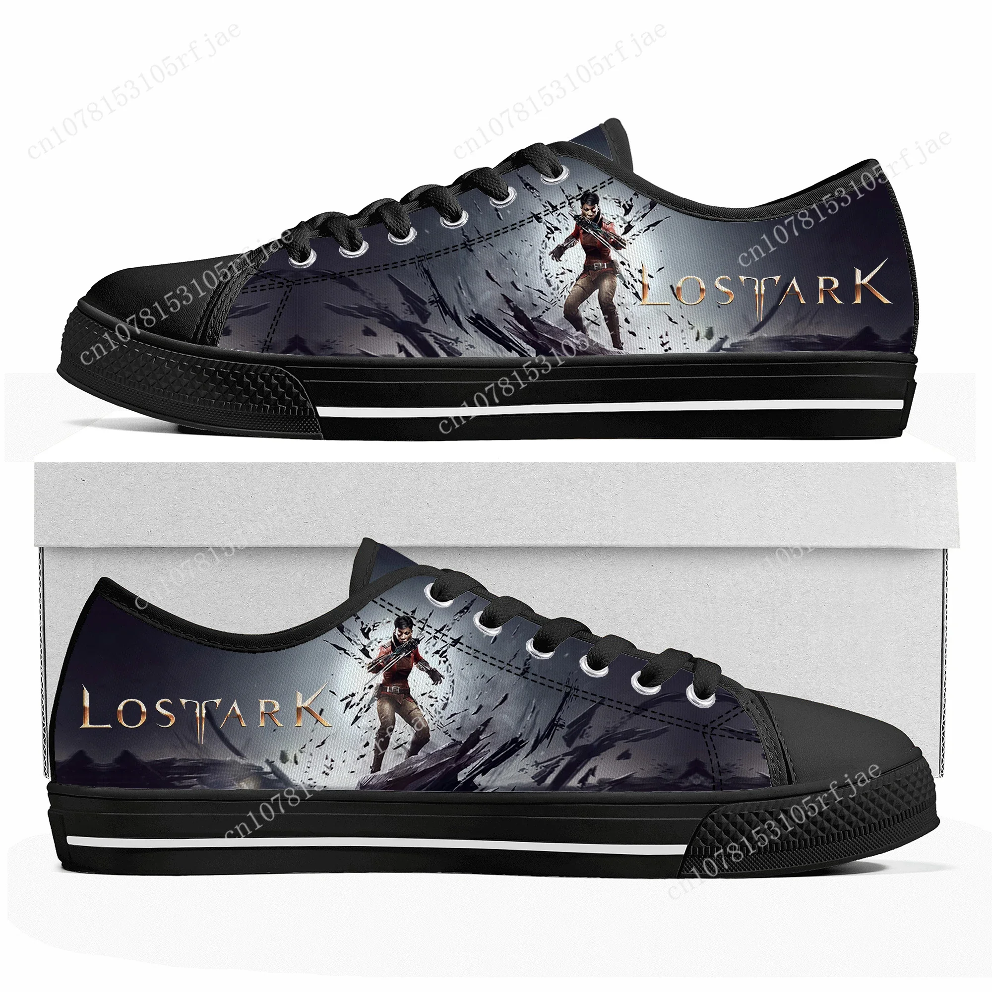 

Lost Ark Low Top Sneakers Hot Cartoon 3D Game Womens Mens Teenager High Quality Shoes Casual Fashion Tailor Made Canvas Sneaker