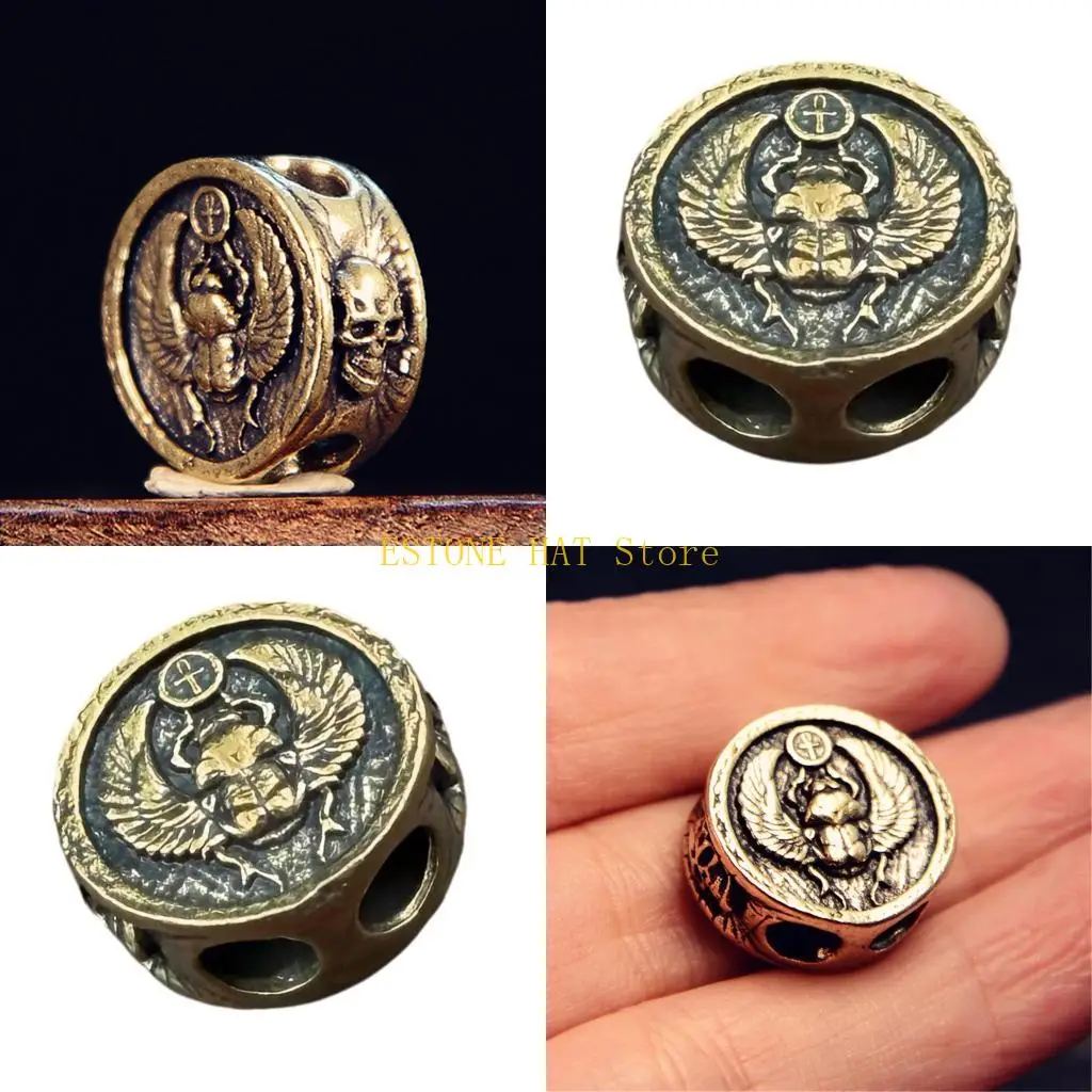 

49MF металлические бусины с насекомыми для творческих проектов из паракорда и модных ювелирных изделий, подвеска с большим