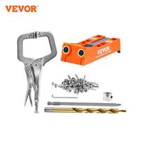 VEVOR 56 Pcs Pocket Hole Jig Mini Jig Pocket Hole System with 9\