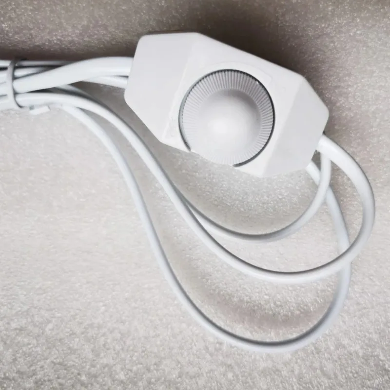 LED Dimmer Switch Cable para Mesa e Lâmpada de Mesa, Controlador Modulador, EU 220V Power Wire, 1.8m