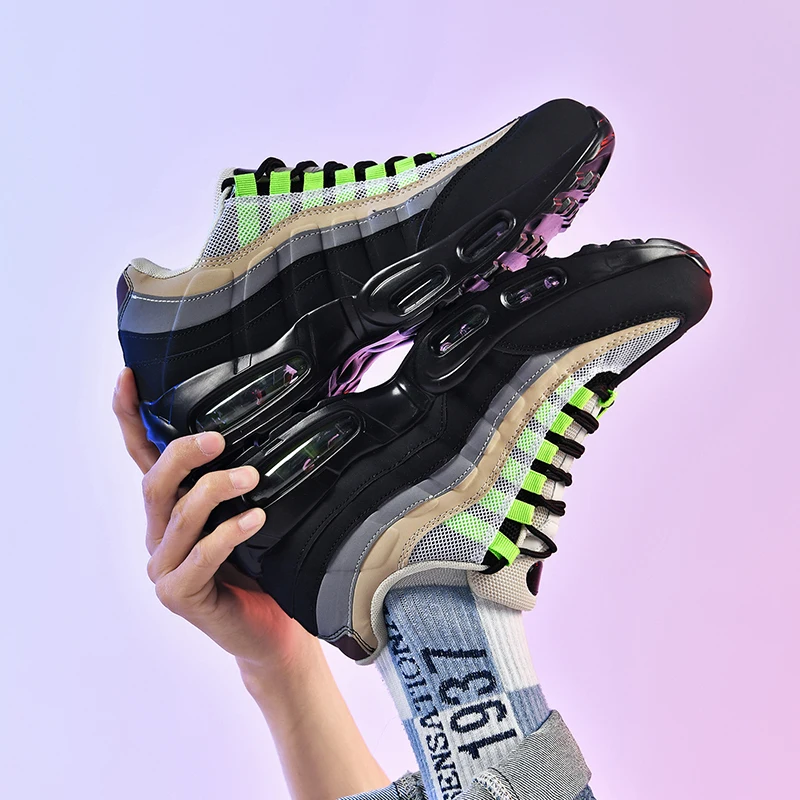 جديد الأزواج الرياضة الاحذية توسيد الهواء أحذية رياضية للمرأة أحذية الركض مريحة للرجال