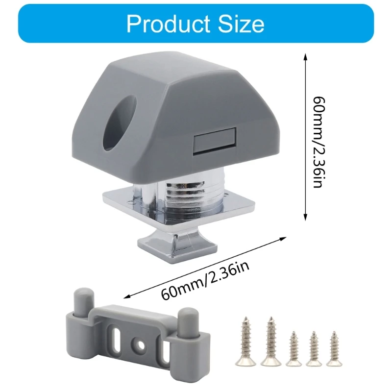 Push Button Lock for Home Yacht Marine Campers Yacht Cabinets Furniture Hardware