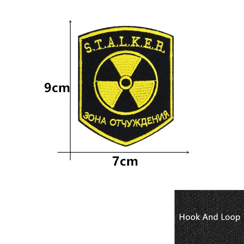 Stickerei Patch Stalker Team Moral Taktik Militär