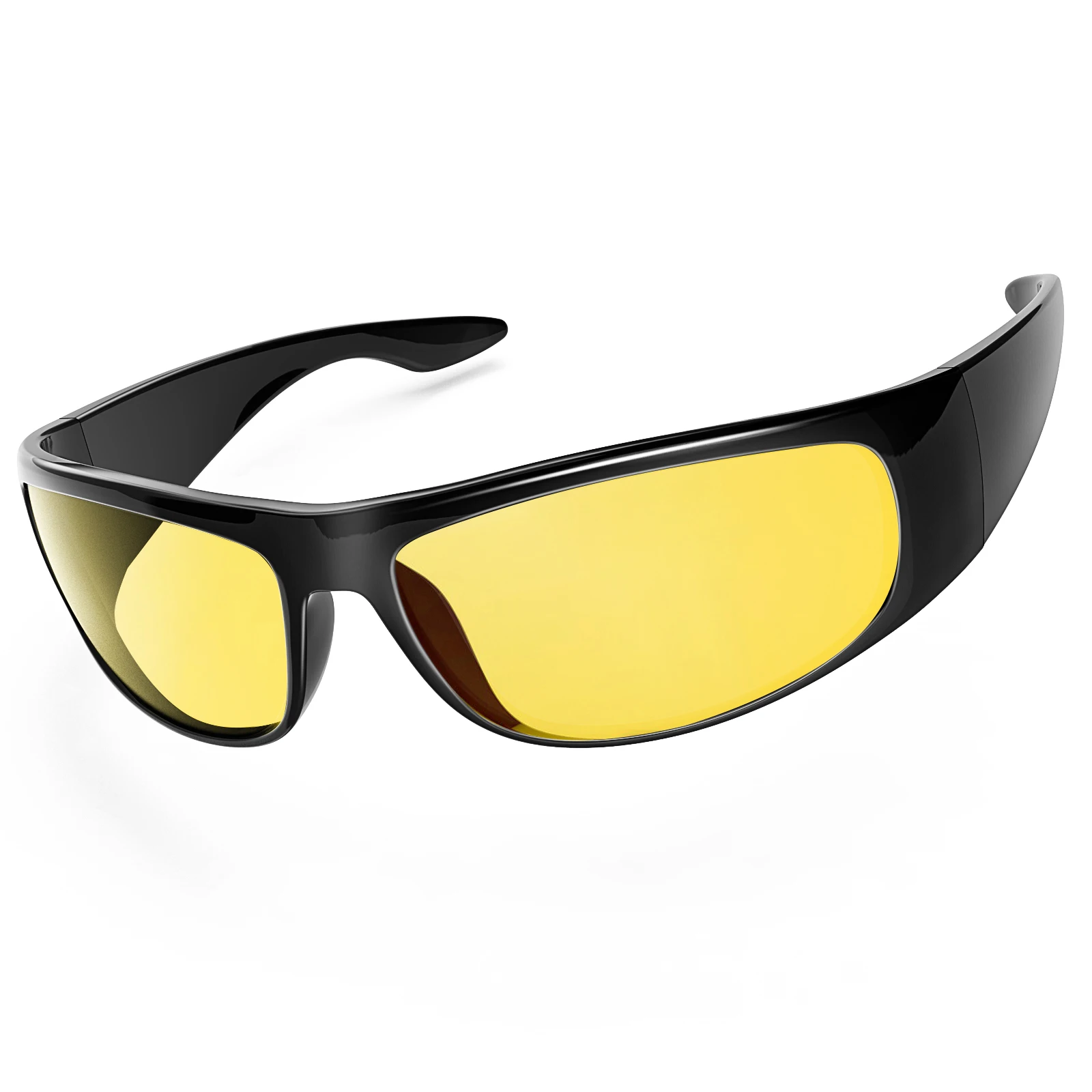 

Dark Sunglasses for Big Heads Men Wrap Around Sunglasses for Men UV400 Protection glasses W8005