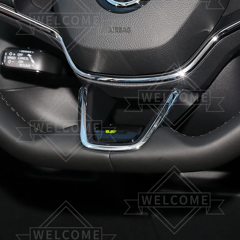 3D Car Stickers For Skoda Superb Kodiaq Karoq Yeti Fabia Octavia Emblem Auto Steering Wheel Badge Interior Decal Accessories