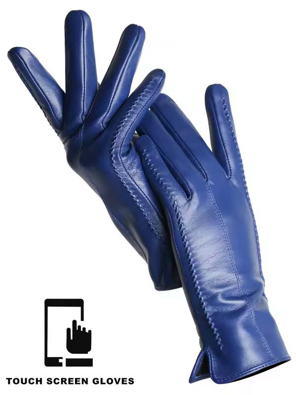 Women's sheepskin gloves winter warm plus velvet short thin touch screen driving color women's leather gloves good quality -2226 - Image 25