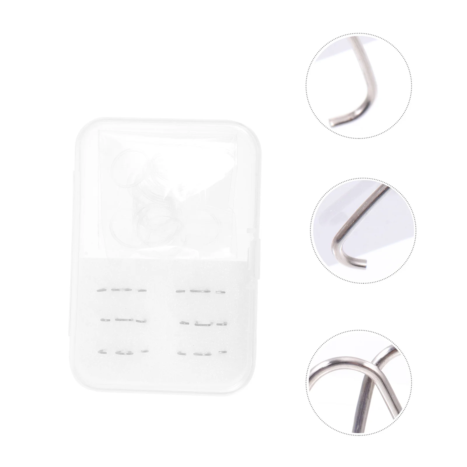 

12Pcs Toenails Correction Hooks Stainless Steel Ingrown Nail Straightening Correction Tool Toenail Repair Wire