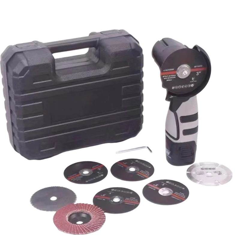 

A84X-Electric Angle Grinder Polishing Grinding Machine 16.8V 6500R/Min Cordless Diamond Cutting