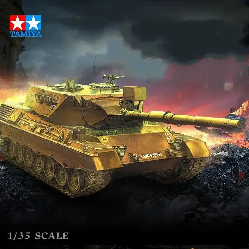 

Модель сканерного танка 1:35, немецкий танк West Leopard A4, пластиковый танк в сборе, комплект модели Tamiya 35112, сделай сам