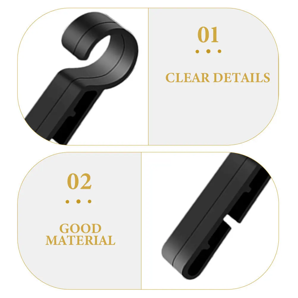 24 قطعة كشافات الصلب قبعة حامل مصباح عدم الانزلاق البلاستيك جبل للقبعات قبعات مصباح يدوي كشافات هوك كليب معدات السلامة في الهواء الطلق