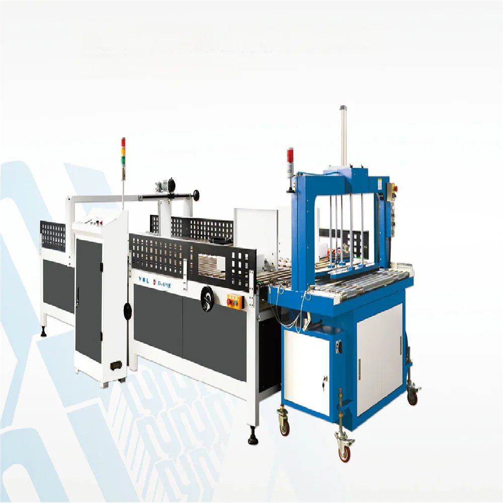 Macchina per sigillare e reggiare la linea di imballaggio completamente automatica intelligente per uso industriale