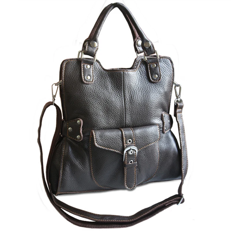 New Luxury Genuine Leather Women Messenger bags Leather shoulder bag female Crossbody bag for women Handbag Tote Casual Bag