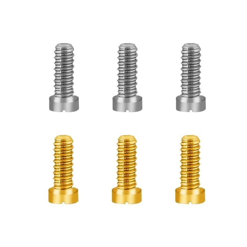 For Longines L4 Jialan Cover Screws Watch Back Shell Screw Bottom Cover Screw L4.209 L4.709 Silver Gold Watch Parts with Tools