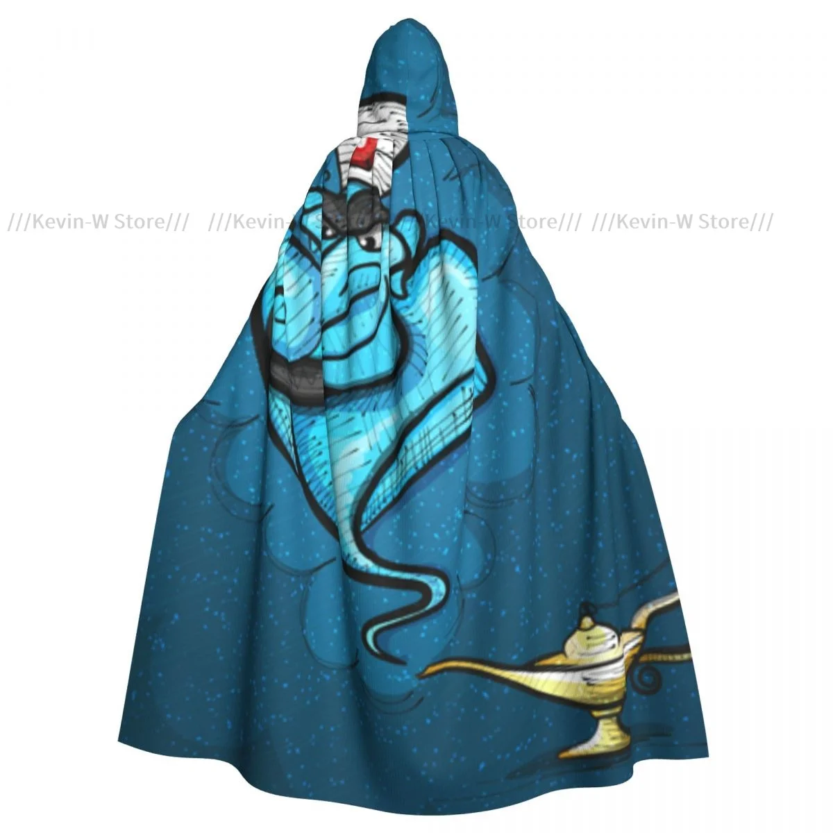 Adult Cloak Cape Hooded Lamp Aladdin Medieval Costume Witch Wicca Vampire Elf Purim Carnival Party