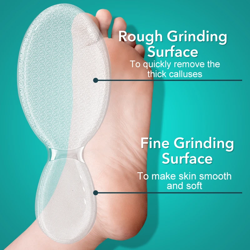1 stücke Nano Glas doppelseitige Fuß Rasp Ferse Datei Harte Abgestorbene Haut Kallus Entferner Peeling Pediküre Pflege Fuß Datei Werkzeug – Detail 2