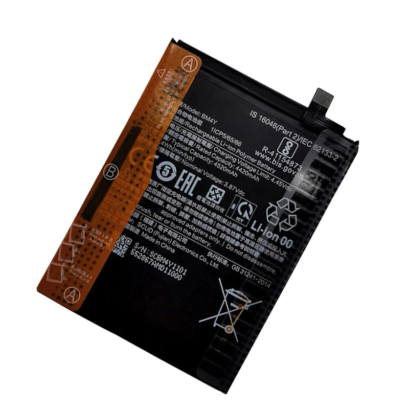 Fast Shipping 4520mAh BM4Y Battery For Xiaomi Poco F3 Redmi K40 Pro K40Pro Mi 11i Batteries Bateria+Tools image 2