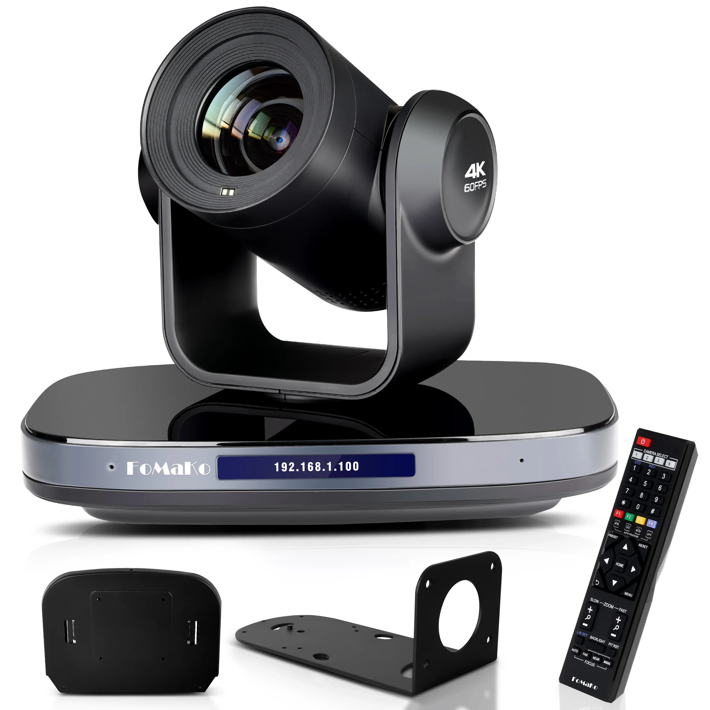 Fast Delivery FoMaKo K820N 60fps 4K PTZ Camera 20x NDI AI Tracking Church Conference Room LiveStreaming ptz camera