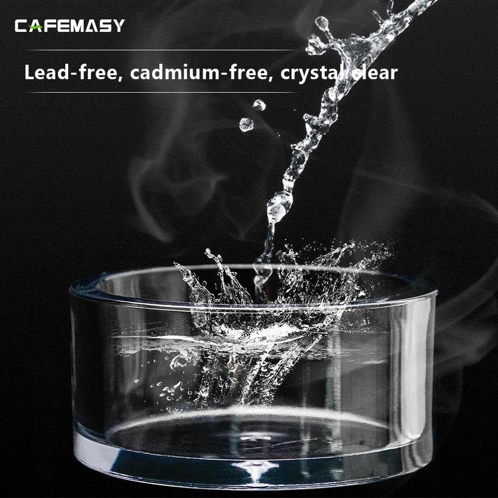 أداة القهوة شفافة 58 مللي متر مسحوق واضح السلطانية القهوة العبث قياس مسحوق السلطانية لمراقبة القهوة تدك Amp توزيع