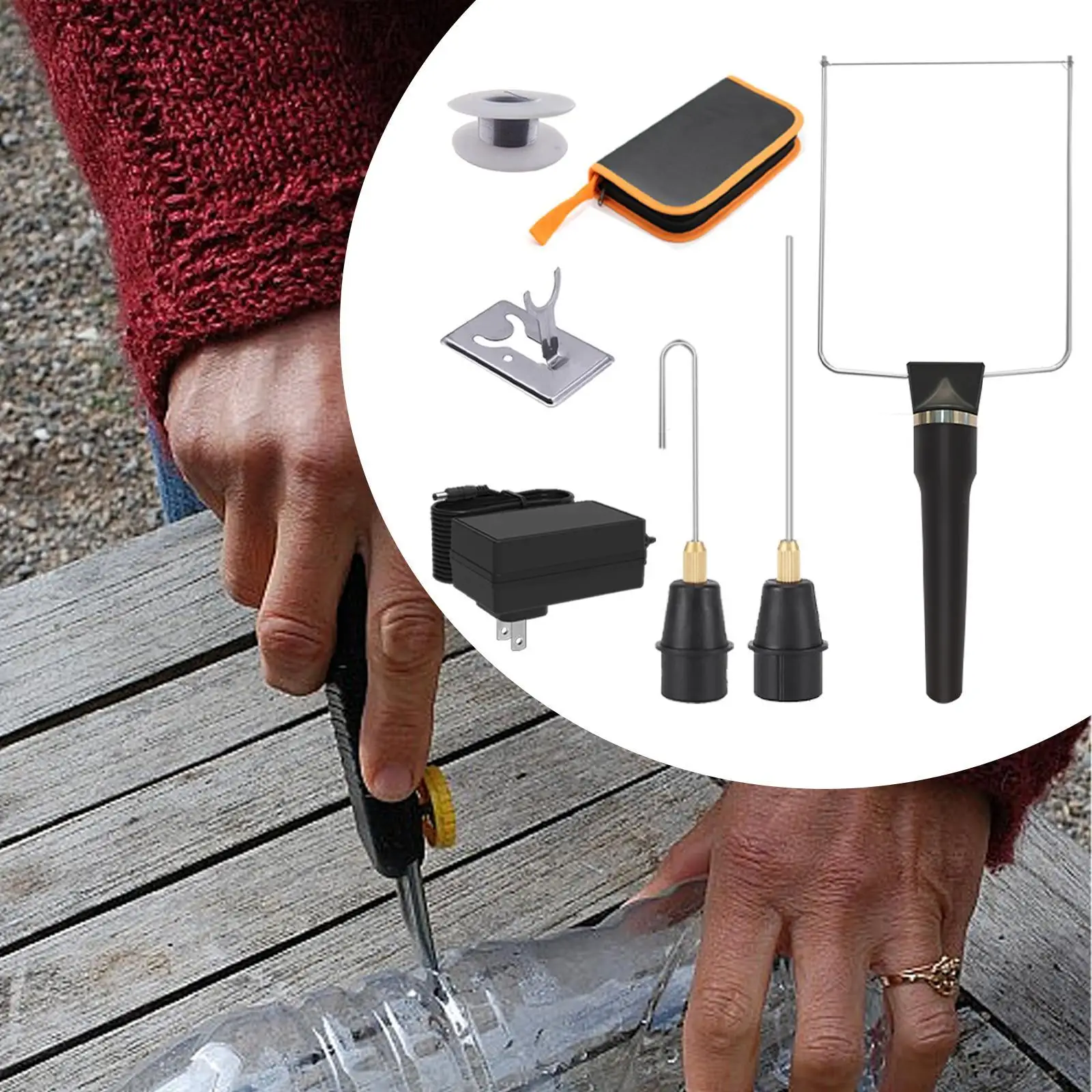 Stainless Steel Heating Foam Cutter Pen for Polystyrene Foam Crafting Foam Blocks and Shapes