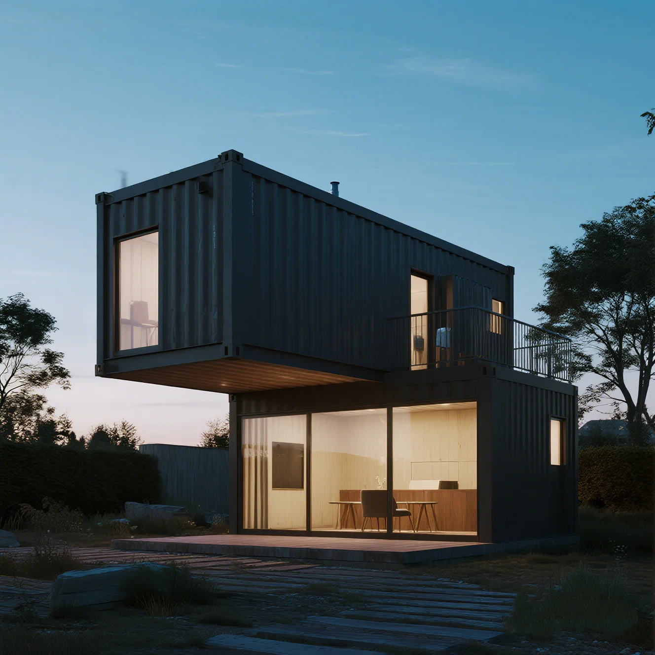 

Настраиваемые сборные дома: расширяемые модульные контейнерные дома 40 футов (60 м²), роскошные и долговечные виллы от производителя