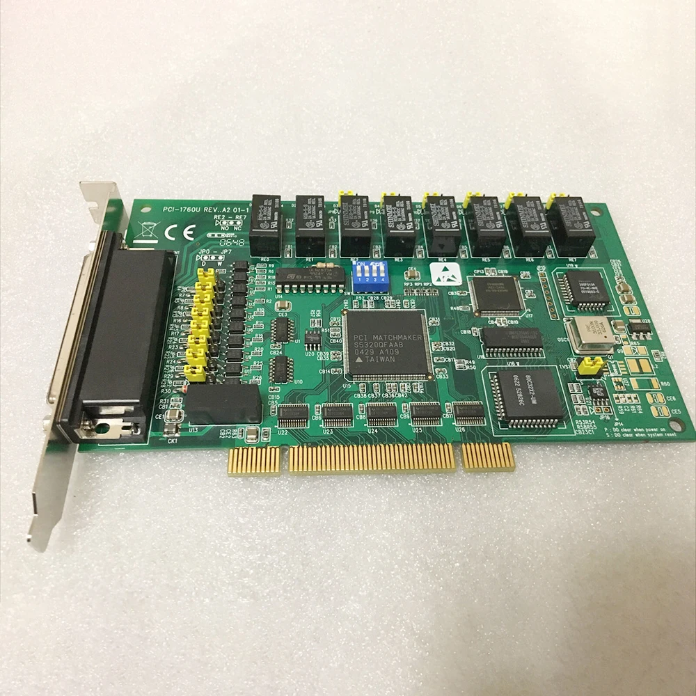 8-Way Relay Output Isolation Digital Input Card PCI-1760U REV:A2 High Quality - Fast Shipping