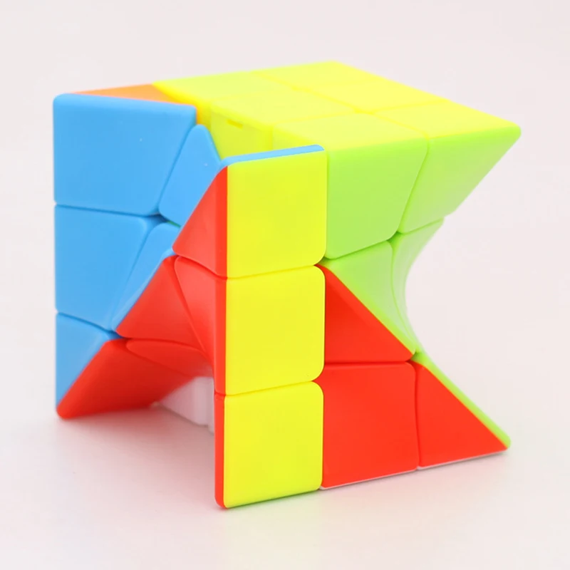 Cube de vitesse magique torsadé pour enfants, jouet de développement intelligent professionnel, puzzle amusant, coloré