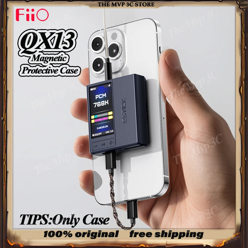 Nouvelle version Fiio QX13 SK-ESTICK et QX13 �tui en cuir Portable �tui de protection magn�tique d'origine amplificateur de d�codage sp�cial