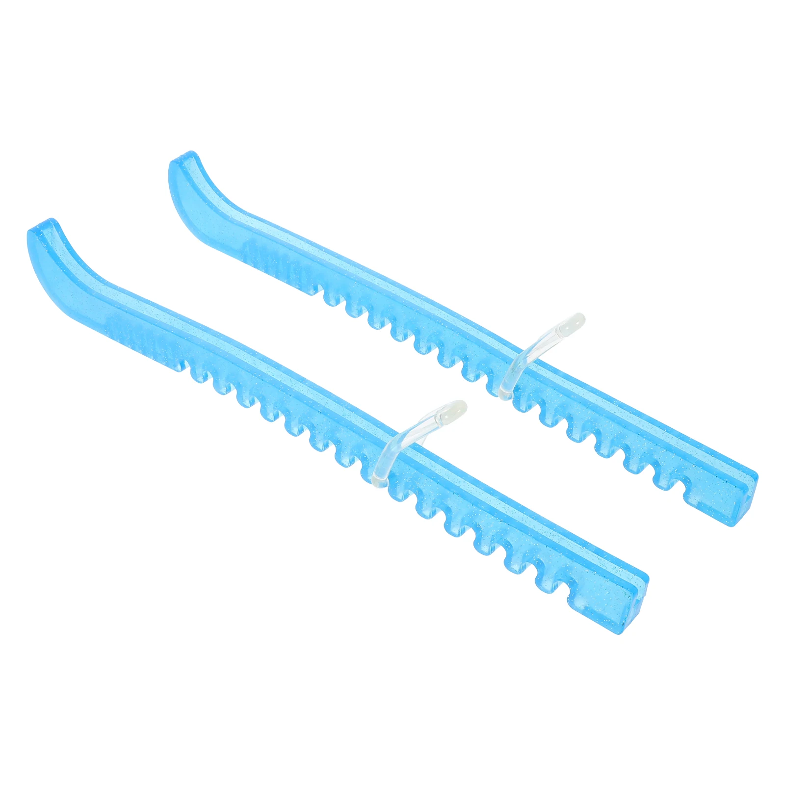 

Ice Skate Guards Glitter Powder Blade Protectors Shoe Covers Hard Plastic Portable Accessories for Skating Team Sports