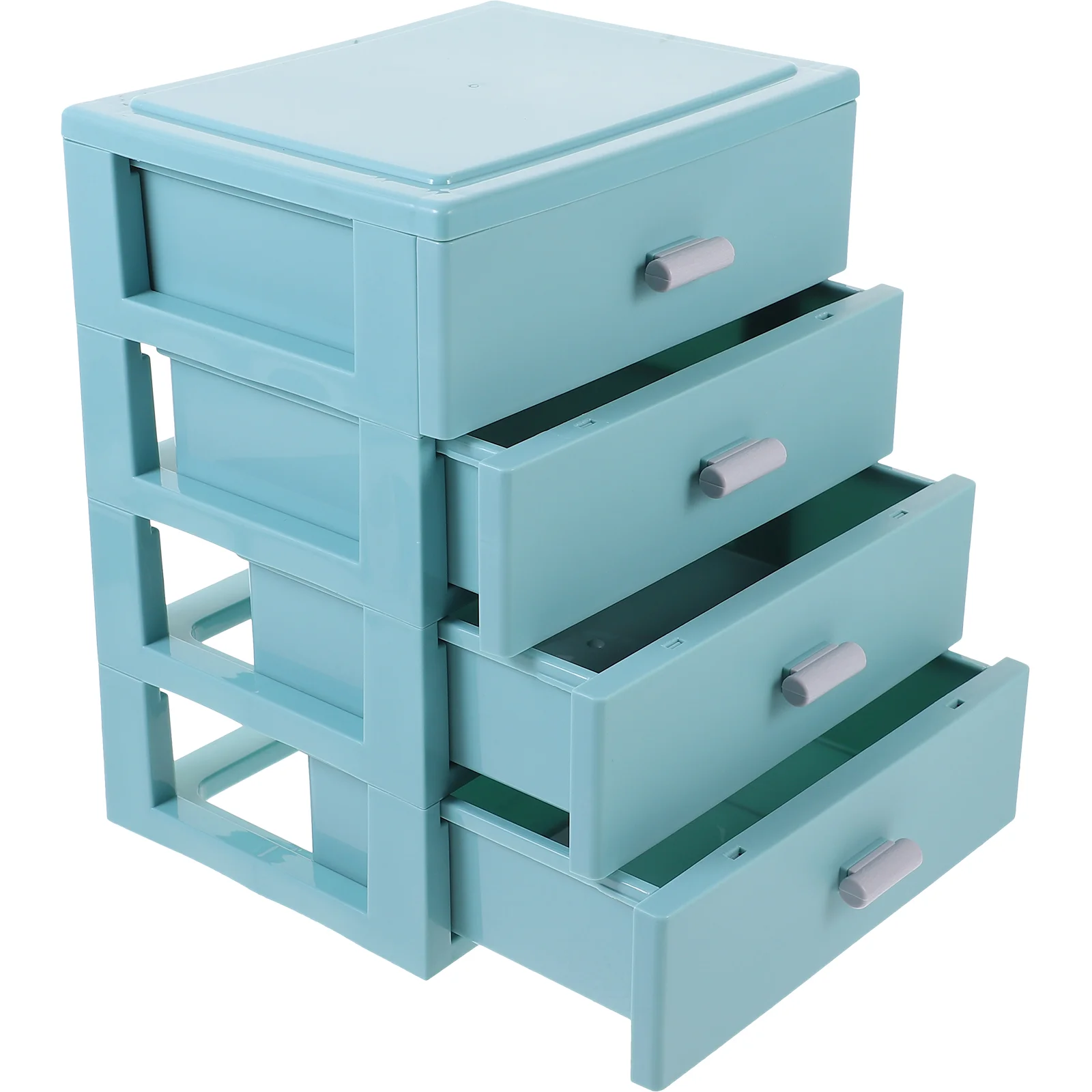 Stationery Storage Box Desktop Drawers Case Small Organizer Office Tabletop Type