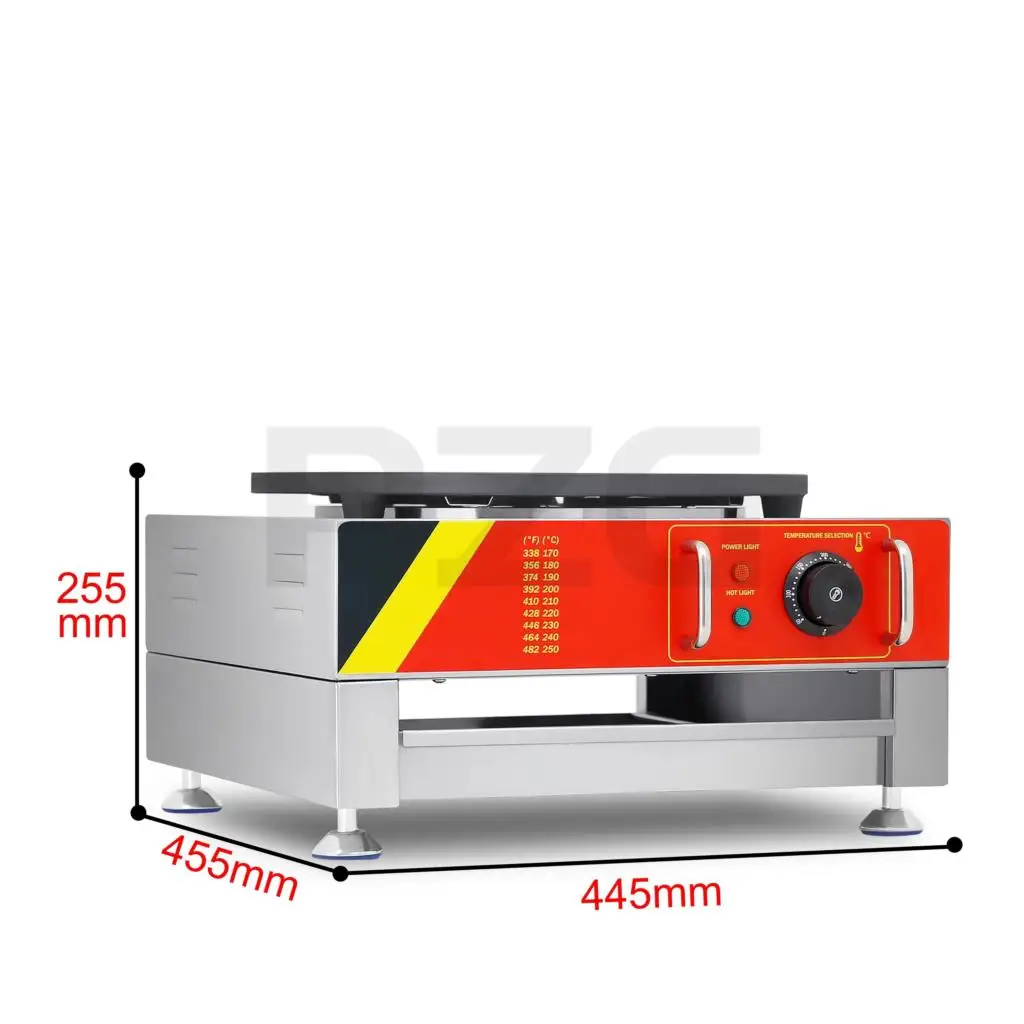 Commercial 34cm Pan Size Crepe Pancake Making Machine Single Head Electric Pancake Baking Pan Crepe Cake Machine Furnace Pizza