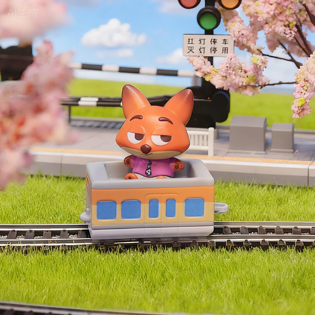 Zootopia 2 Train Line Up Blind Box Display Figures Collectible Toy Set Mini Model Train Collection for Fans