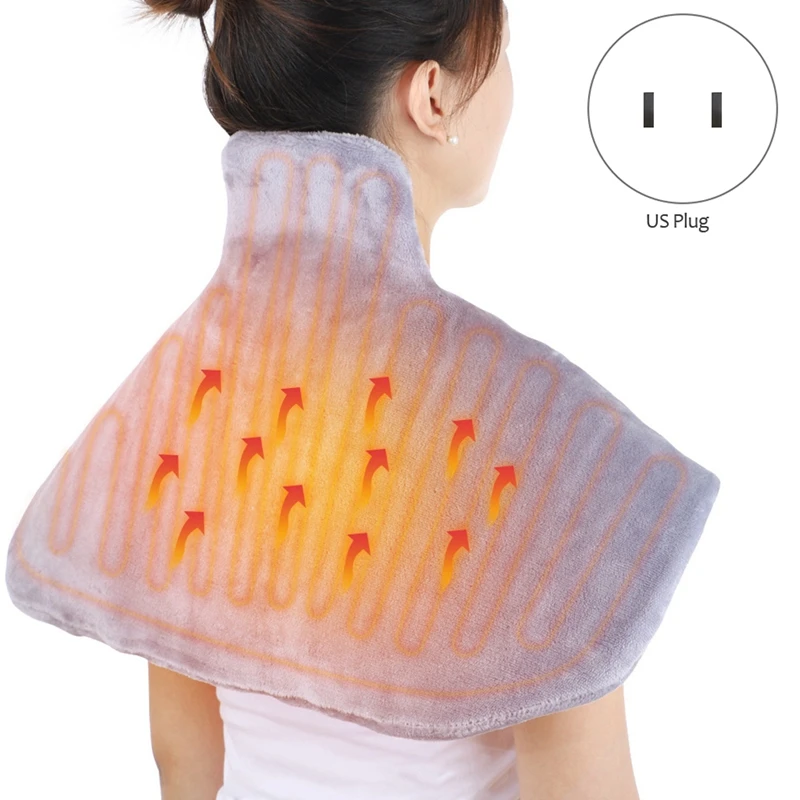 

New Electric Heating Pad For Neck Back And Shoulder Pain Relief Heat Therapy Winter Warmer For Naps Heating Warm Pad