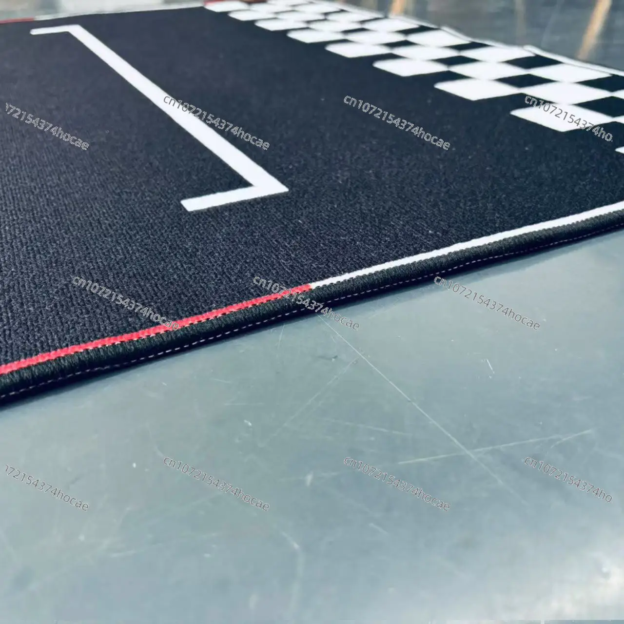 Racing emulator floor mat, non-slip shock absorption, high density, comfortable and durable