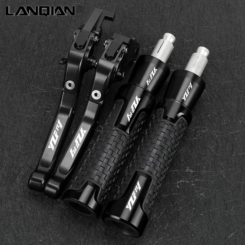 

Motorcycle Aluminum Extendable Brake Clutch Levers Handlebar Hand Grips ends For YAMAHA YZFR1 YZF R1 R1M R1S YZF-R1 2015-2023