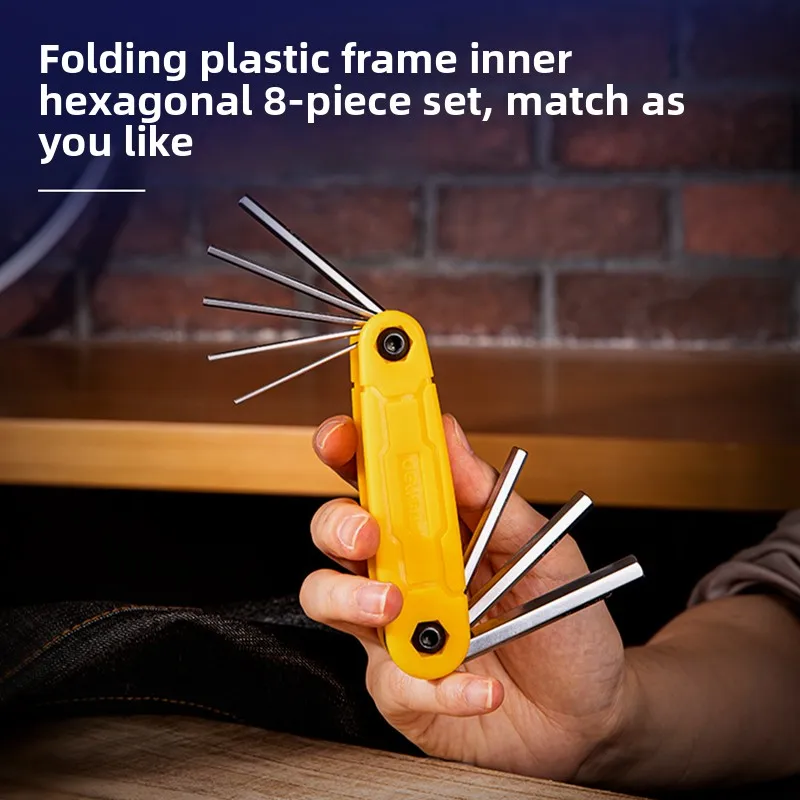 ديلي 8/9 قطعة للطي عرافة مفتاح الربط مجموعة Cr-v المواد الصلب مسدس المقبس كهربائي المحمولة إصلاح الأدوات اليدوية وجع أطقم #1