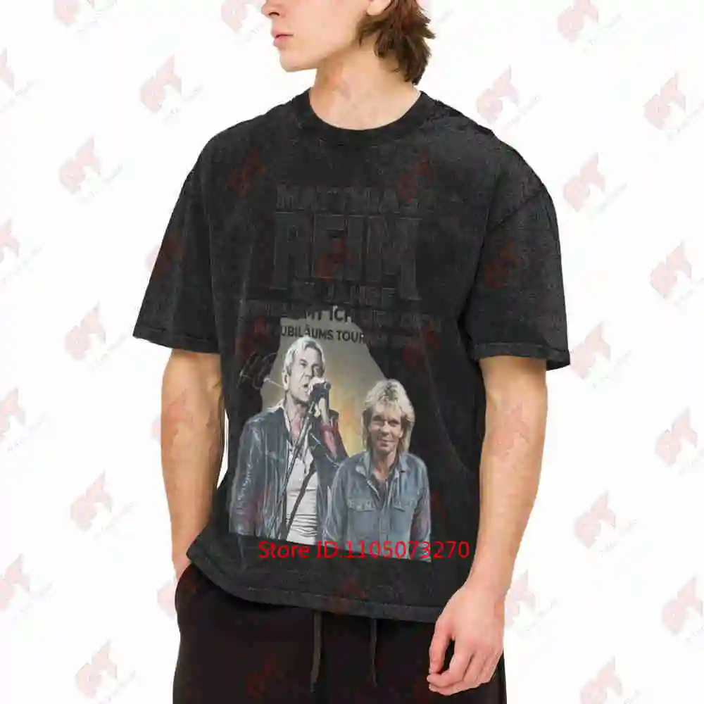 Matthias Reim 35 Years Verdammt Ich Lieb Dich Tour 2026 Vintage Washed Tee Pure Cotton T-Shirt