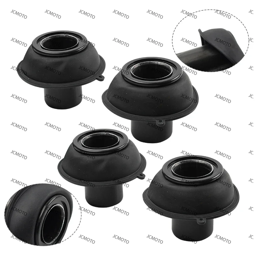 Accessories 4Pcs Motorcycles Carburetor Vacuum Piston Diaphragm Set For Honda GL1200 Goldwing 1984-1987
