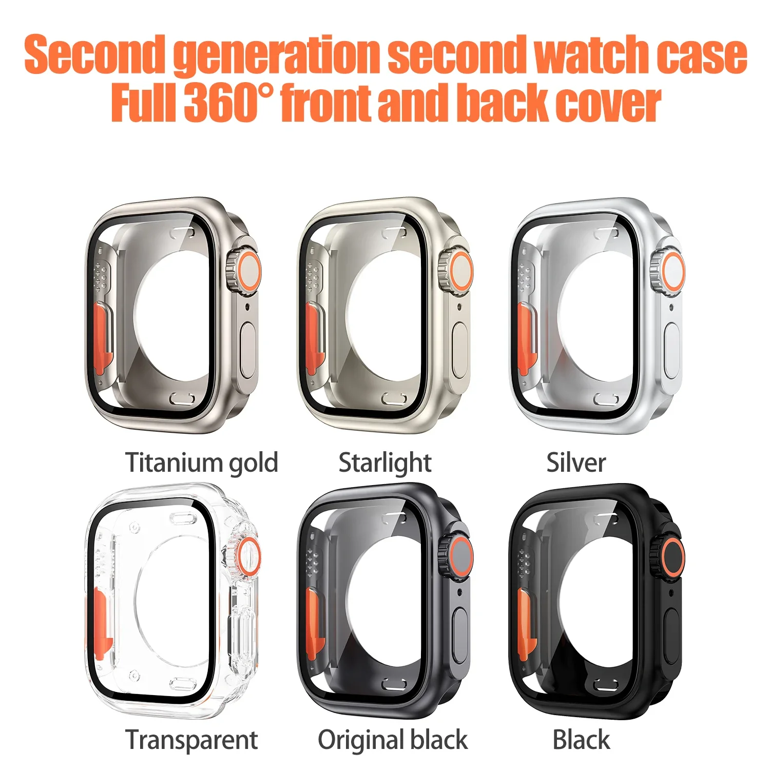 Screen Protector Case for Apple Watch 11 / 10 42mm 46 44 45 40 41mm Hard PC Bumper iwatch 11 10 9 8 7 6 5 4 Change To Ultra3 image 4