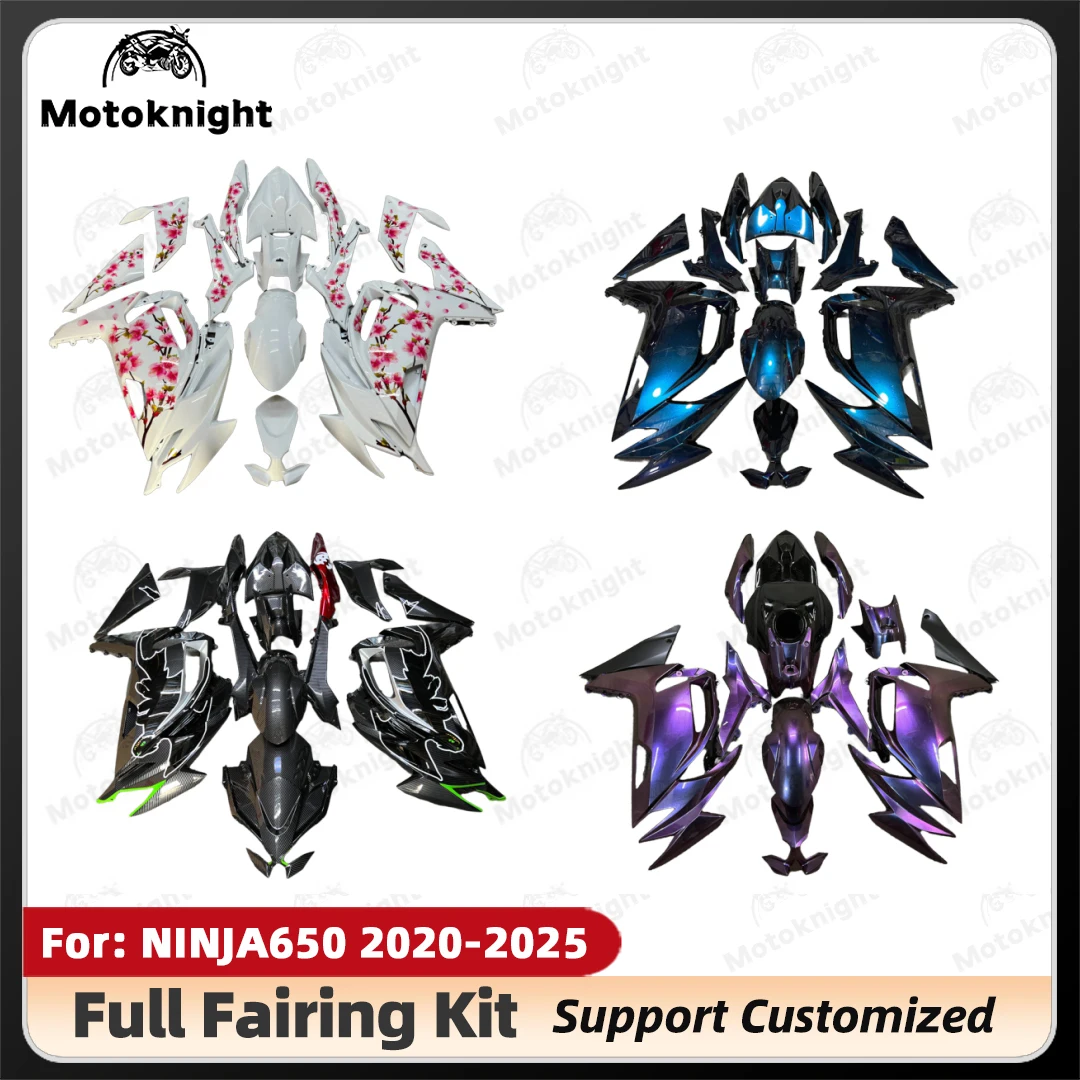 Motorcycle full Fairing Kit fit For KAWASAKI Ninja650 Ninja 650 ZX650 2020 2021 2022 2023 2024 2025 bodywork whole fairings kits