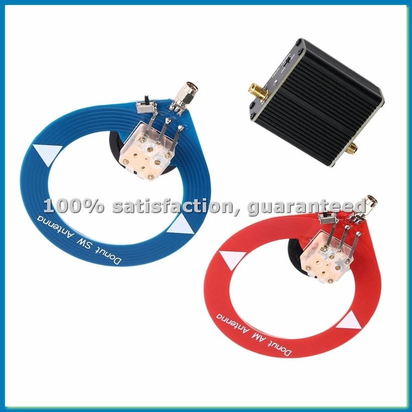 Donut Medium Wave Shortwave AM MW/SW Antenna Mini Ring Small Loop Antenna SMA 5V/50Ω 5DB 4MHz-24MHz 5W-A79M