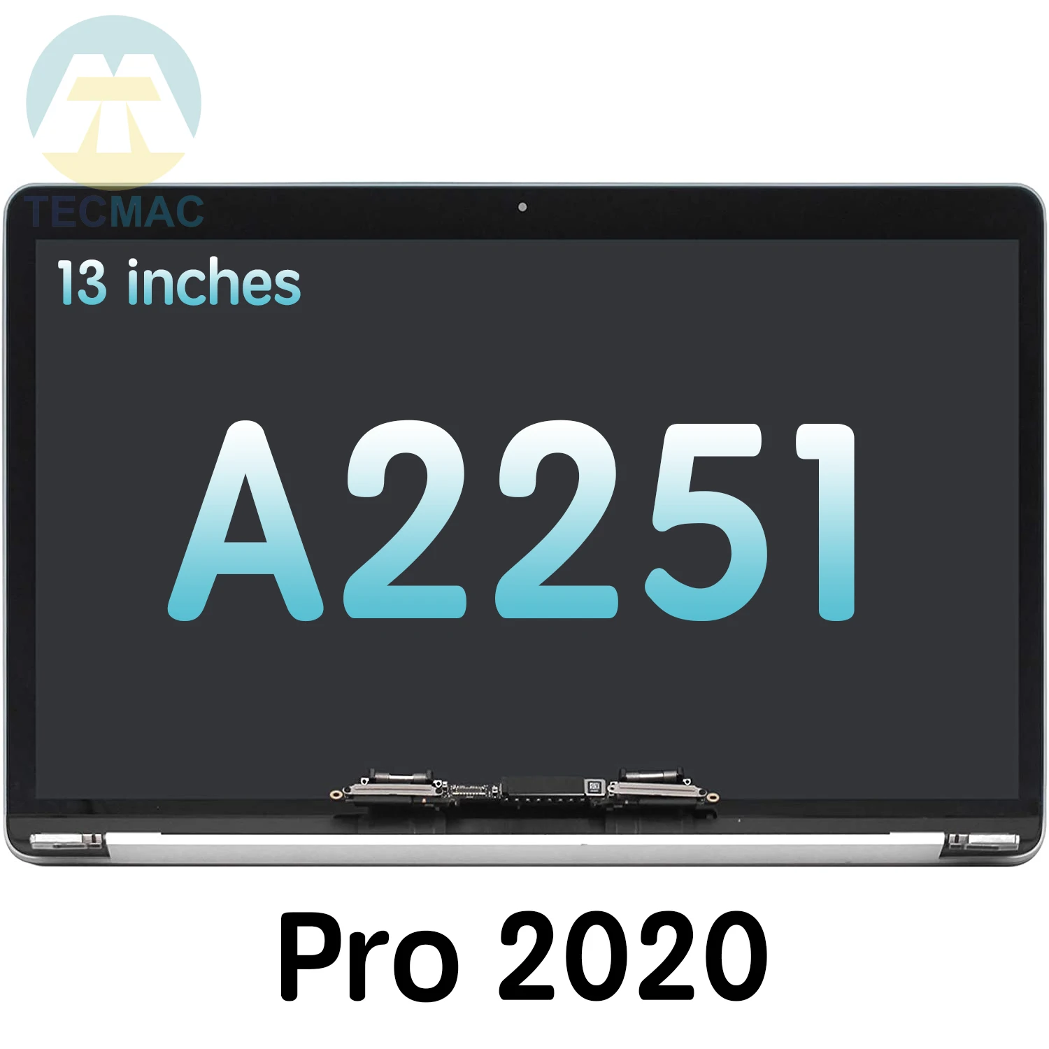 

Brand New A2251 LCD Display Screen for Macbook Pro 2020 13 inch Full Assembly Replacement True Tone EMC 3348 Retina Gray Silver