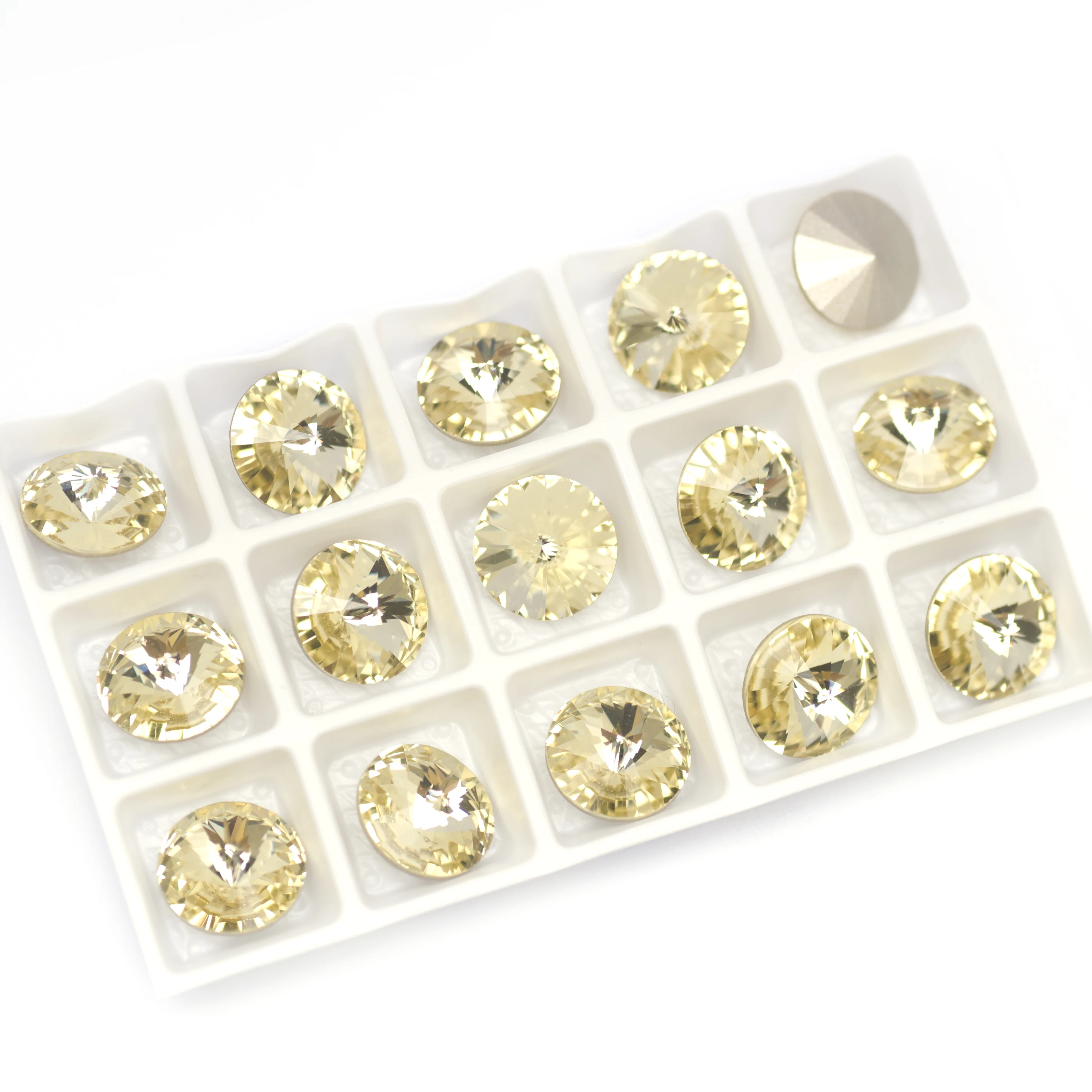 Jonquil Rhinestone with Setting Sew On Rhinestones Jewelry Flatback Glass Strass Sewing Stones For DIY Garments