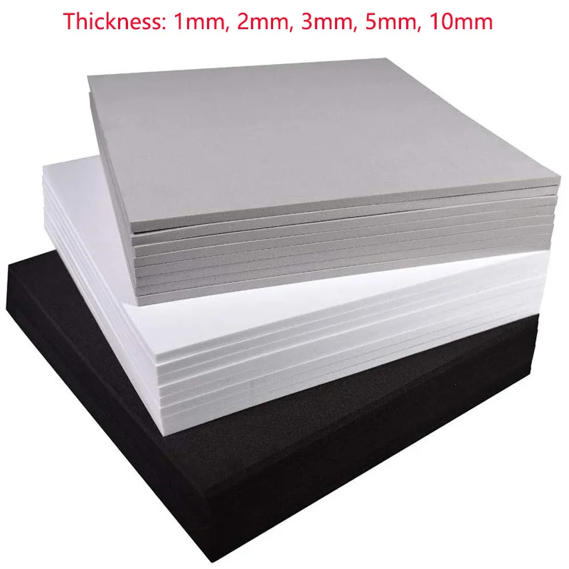 1 pcs Both Smooth Environmentally-Friendly 1-10mm Eva Foam Sheets, Craft Handmade Cosplay Material