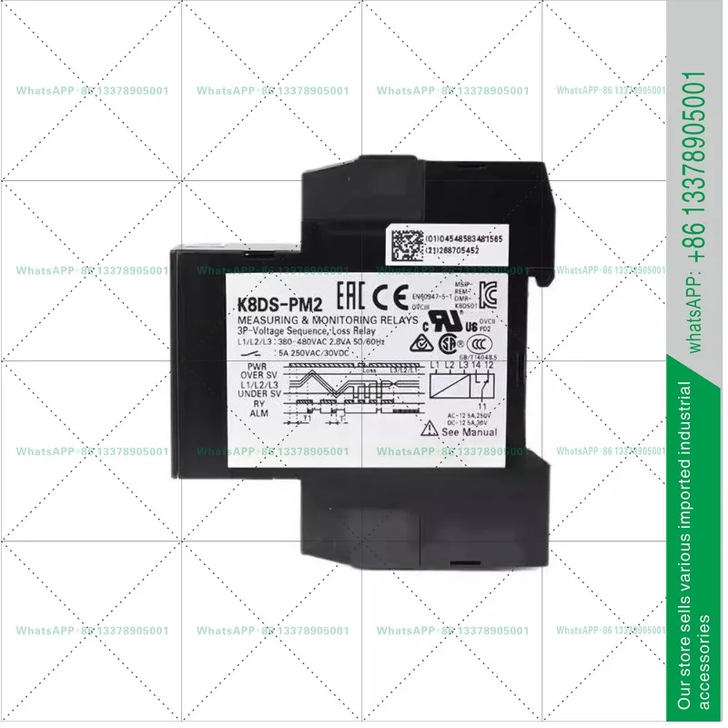 Three phase sequence relay K8DS-PH1 K8DS-PM2 K8AK-PM2 PA2 001 PH1 LS1