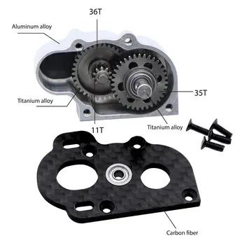 48節距門式低重心傳動超輕量變速箱帶滑動離合器,適用於1/10改裝車、Capra SCX10 III、AR45車軸、DIY底盤 8 最佳銷售 AR45 - №2